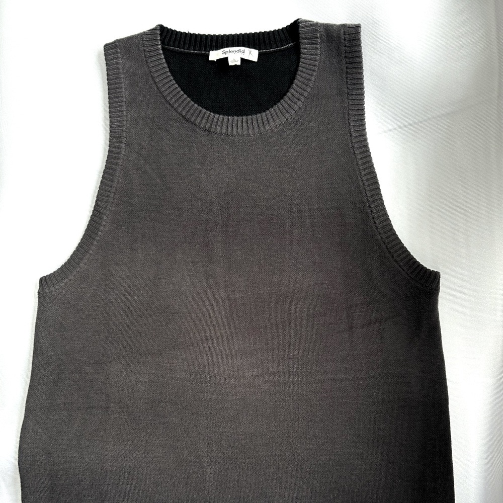 Ultra soft reversible sweater vest